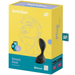 Satisfyer - Application De Plug Vibrant Sweet Seal Noir